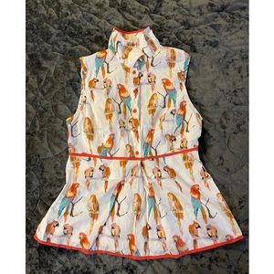CHELSEA & VIOLET Parot Blouse